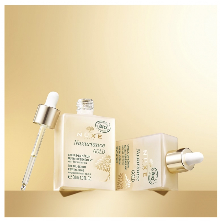 Sérum NUXE Nuxuriance Gold Nutri Revitalisant Anti-Âge - 30 Ml - Pour Peaux Sèches - Neuf Scellé